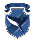 Escudo Blue House — Tiburón Cazón